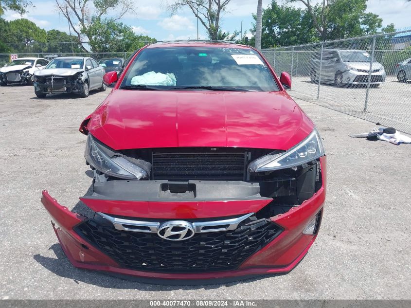 2019 Hyundai Elantra Sport VIN: KMHD04LB9KU831414 Lot: 40077470