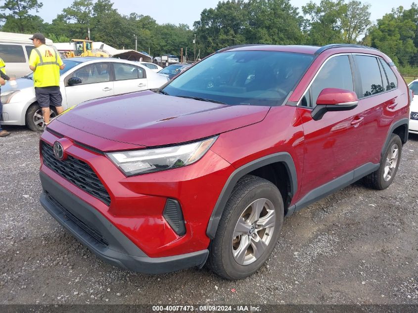 2022 Toyota Rav4 Xle VIN: 2T3W1RFV1NW233208 Lot: 40077473