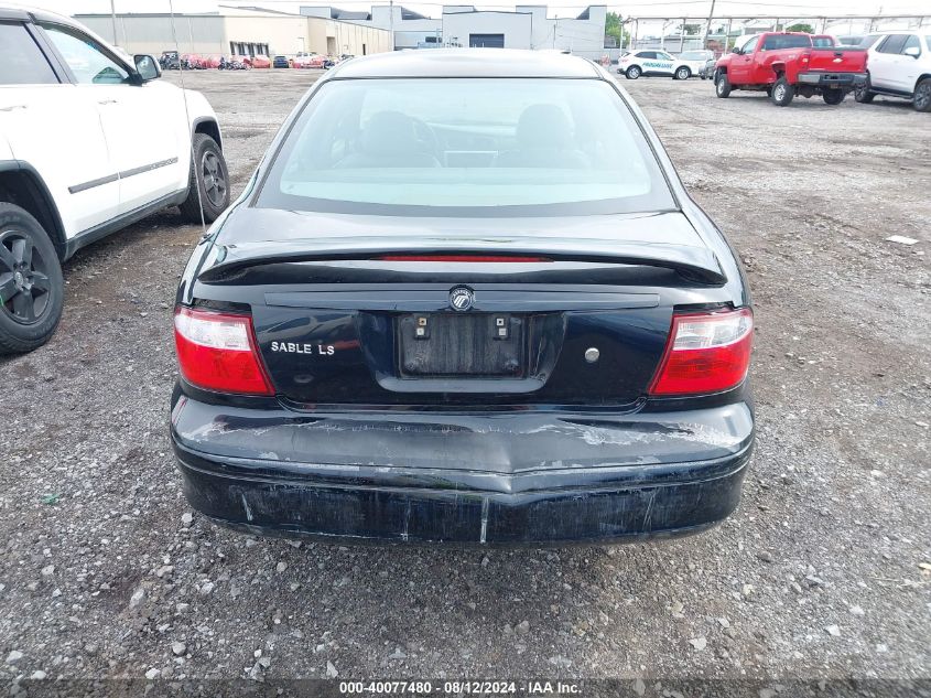 2004 Mercury Sable Ls Premium VIN: 1MEHM55SX4A616625 Lot: 40077480