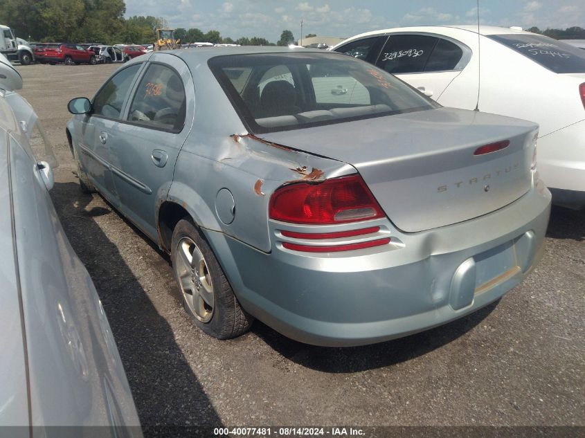 2001 Dodge Stratus Es VIN: 1B3EJ56U91N574273 Lot: 40077481