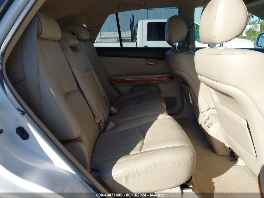 2008 Lexus Rx 400H VIN: JTJGW31U282850273 Lot: 40077495