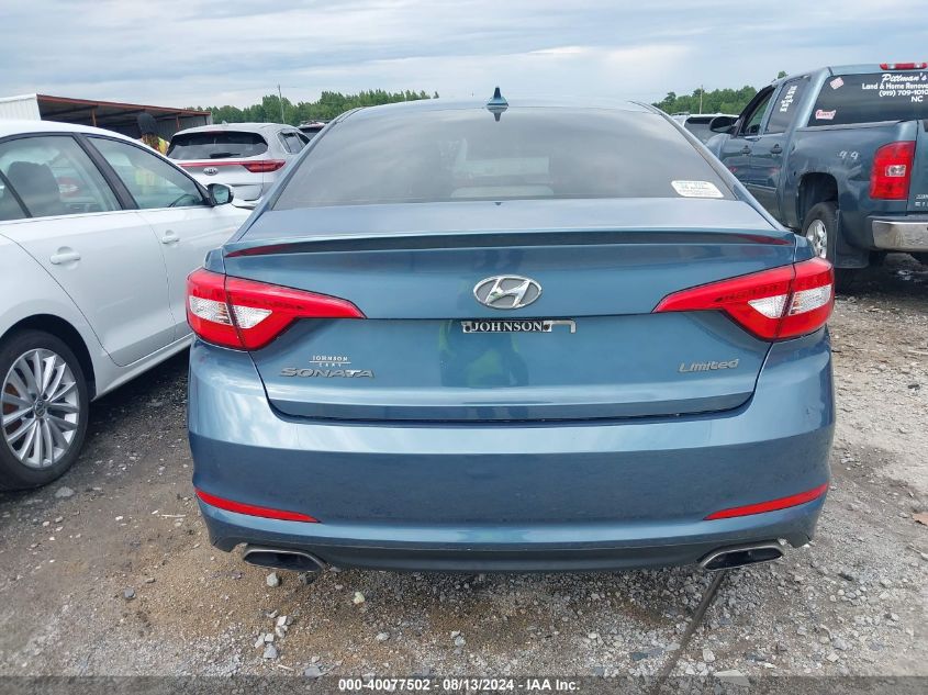 2015 HYUNDAI SONATA LIMITED - 5NPE34AF0FH179675