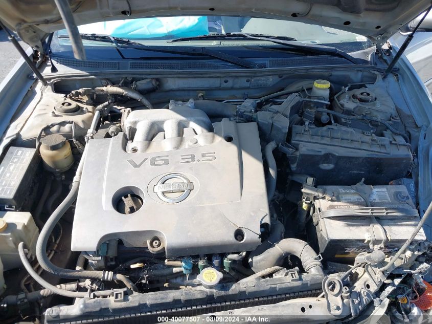 2002 Nissan Maxima Se VIN: JN1DA31D12T206160 Lot: 40077507