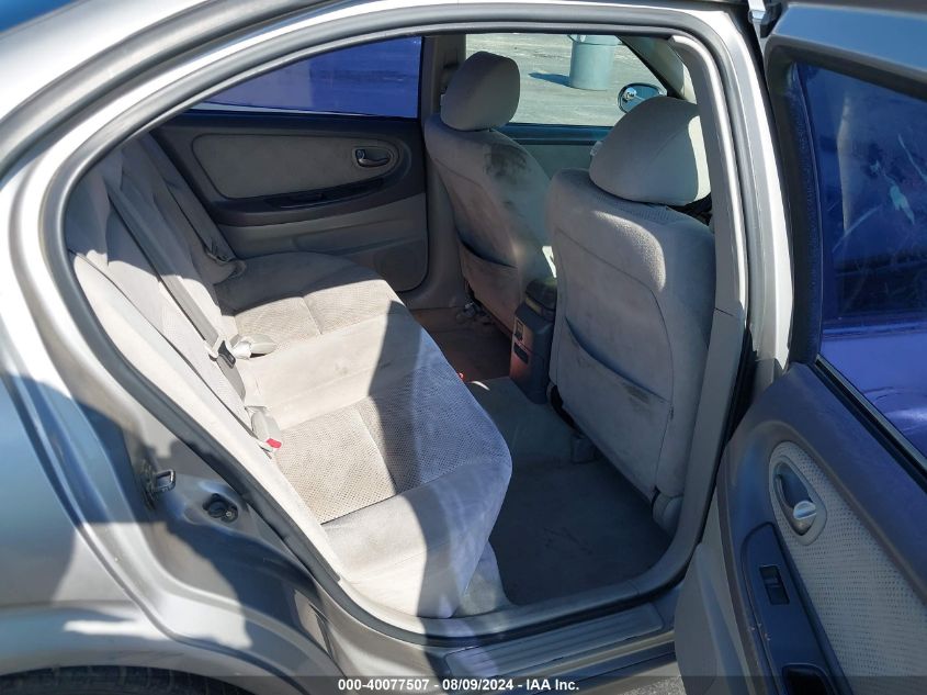 2002 Nissan Maxima Se VIN: JN1DA31D12T206160 Lot: 40077507