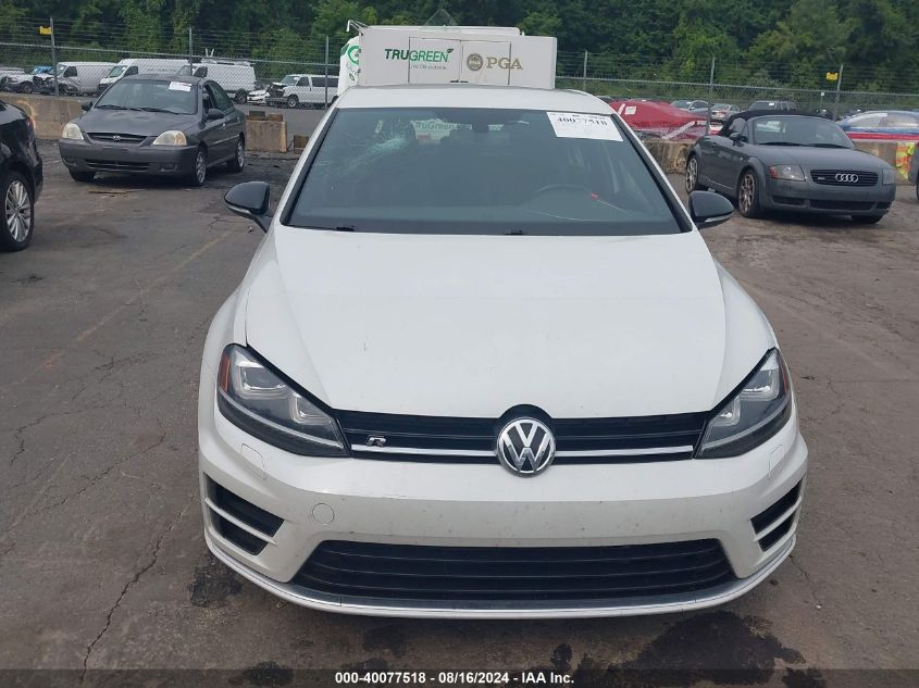 2016 Volkswagen Golf R 4-Door VIN: WVWUF7AU4GW009544 Lot: 40077518