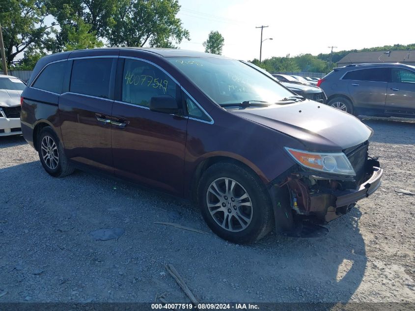 2012 Honda Odyssey Ex-L VIN: 5FNRL5H66CB075649 Lot: 40077519