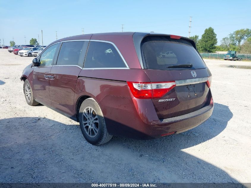 2012 Honda Odyssey Ex-L VIN: 5FNRL5H66CB075649 Lot: 40077519