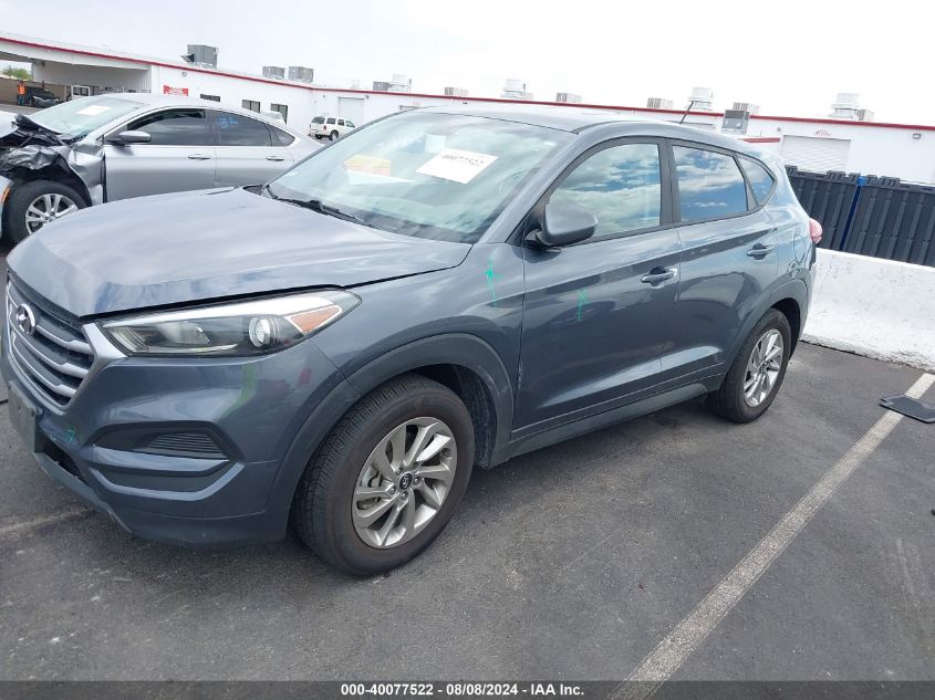 2017 Hyundai Tucson Se VIN: KM8J23A41HU423462 Lot: 40077522