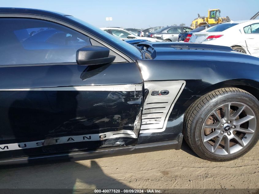 2012 Ford Mustang V6 Premium VIN: 1ZVBP8AM2C5252972 Lot: 40077520