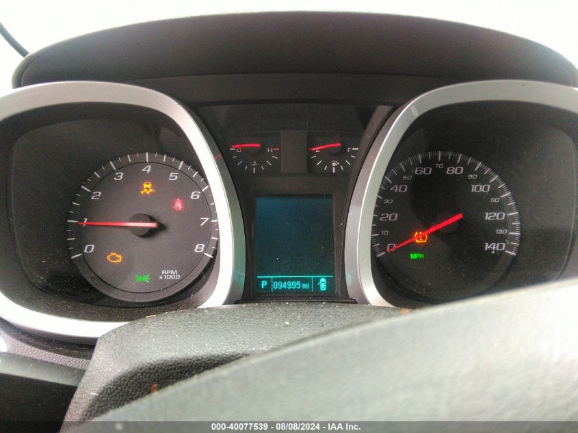 2013 Chevrolet Equinox 1Lt VIN: 2GNFLEEK2D6345396 Lot: 40077539