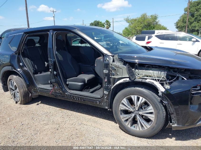 2022 Nissan Rogue Sv Fwd VIN: 5N1BT3BA5NC704008 Lot: 40077547