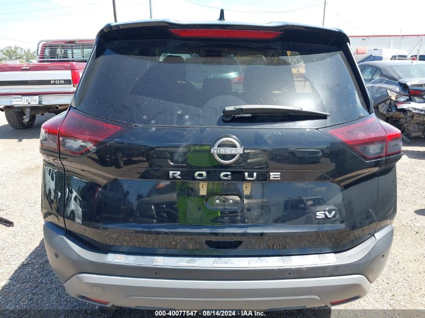 2022 Nissan Rogue Sv Fwd VIN: 5N1BT3BA5NC704008 Lot: 40077547