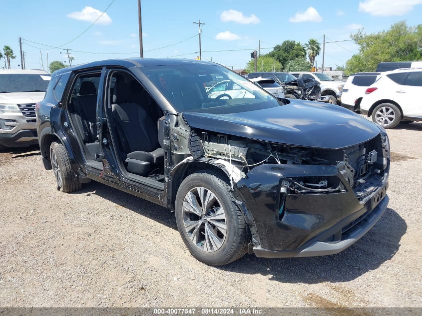 2022 Nissan Rogue Sv Fwd VIN: 5N1BT3BA5NC704008 Lot: 40077547