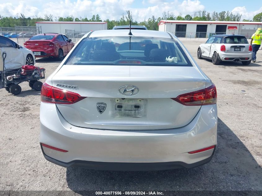 2019 Hyundai Accent Se VIN: 3KPC24A31KE068986 Lot: 40077556