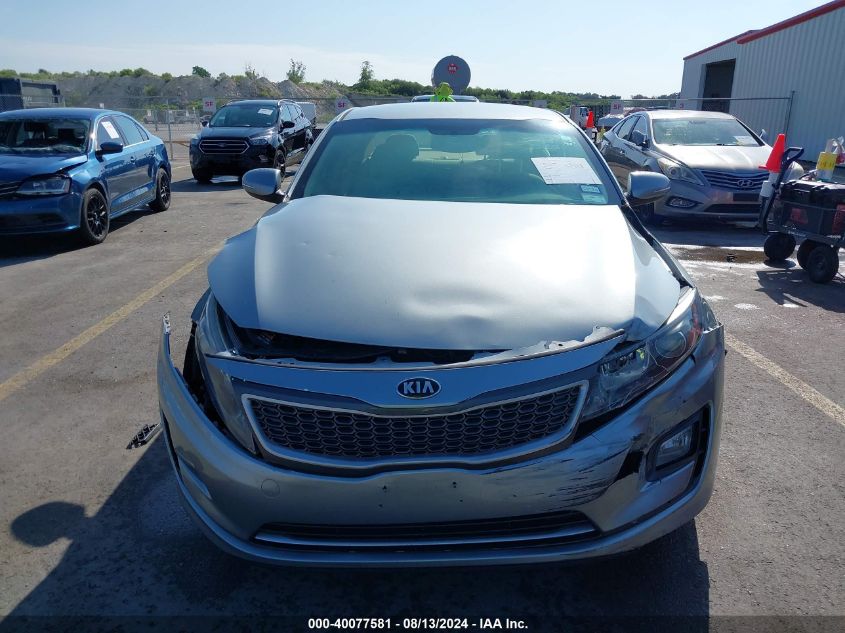 2015 Kia Optima Hybrid VIN: KNAGM4AD9F5081939 Lot: 40077581