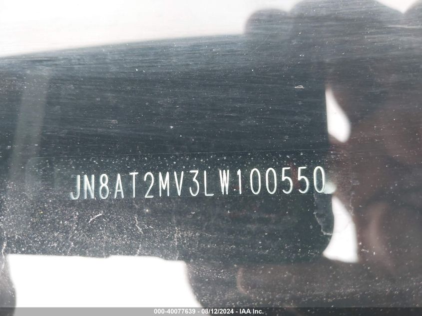 2020 NISSAN ROGUE S/SV - JN8AT2MV3LW100550