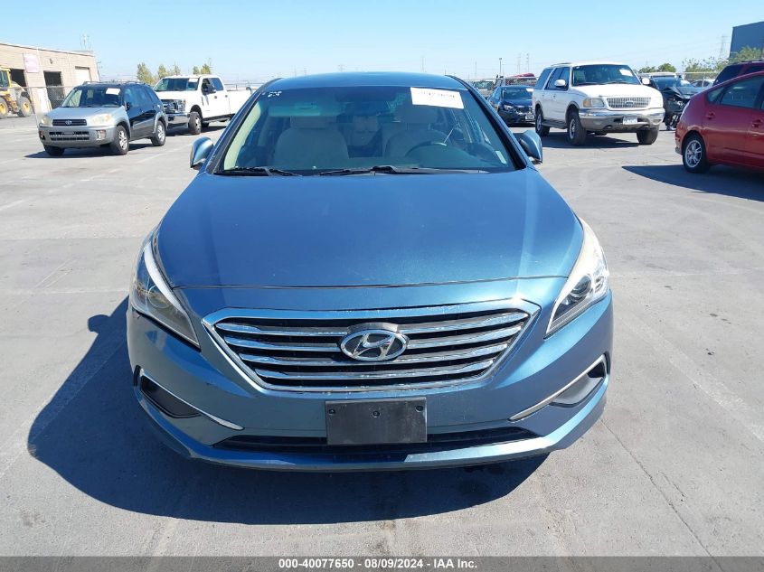 2017 Hyundai Sonata Se VIN: 5NPE24AFXHH456953 Lot: 40077650