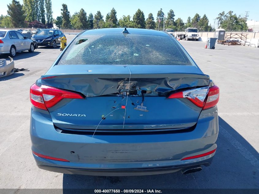 2017 Hyundai Sonata Se VIN: 5NPE24AFXHH456953 Lot: 40077650