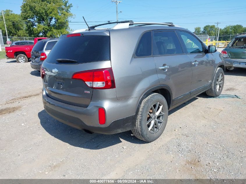 2015 Kia Sorento Lx VIN: 5XYKTCA61FG572542 Lot: 40077656