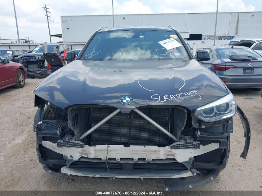 2020 BMW X3 Sdrive30I VIN: 5UXTY3C00LLE55132 Lot: 40077670