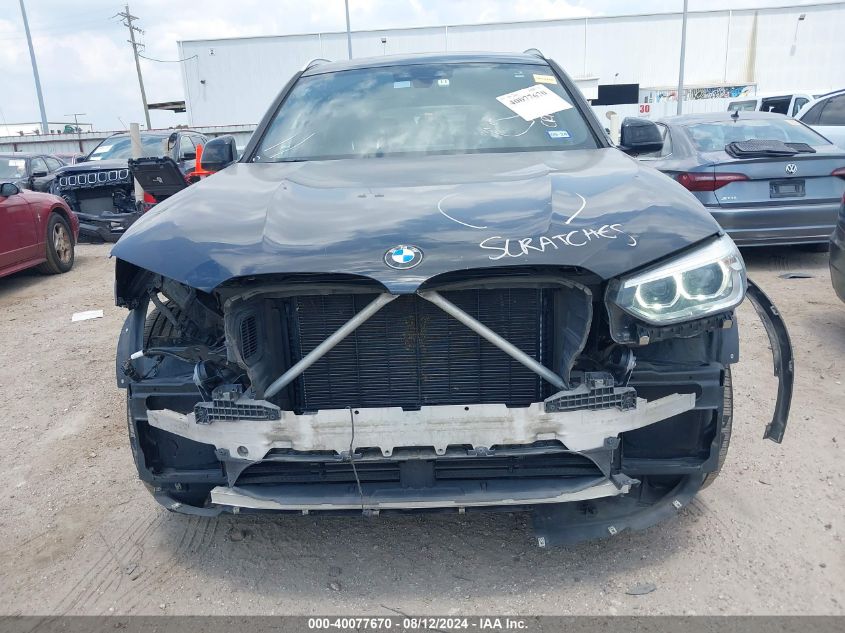 2020 BMW X3 Sdrive30I VIN: 5UXTY3C00LLE55132 Lot: 40077670