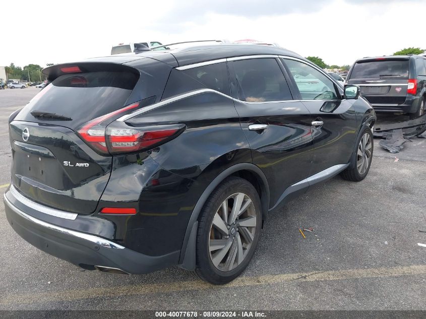 2020 Nissan Murano Sl Intelligent Awd VIN: 5N1AZ2CS0LN125506 Lot: 40077678