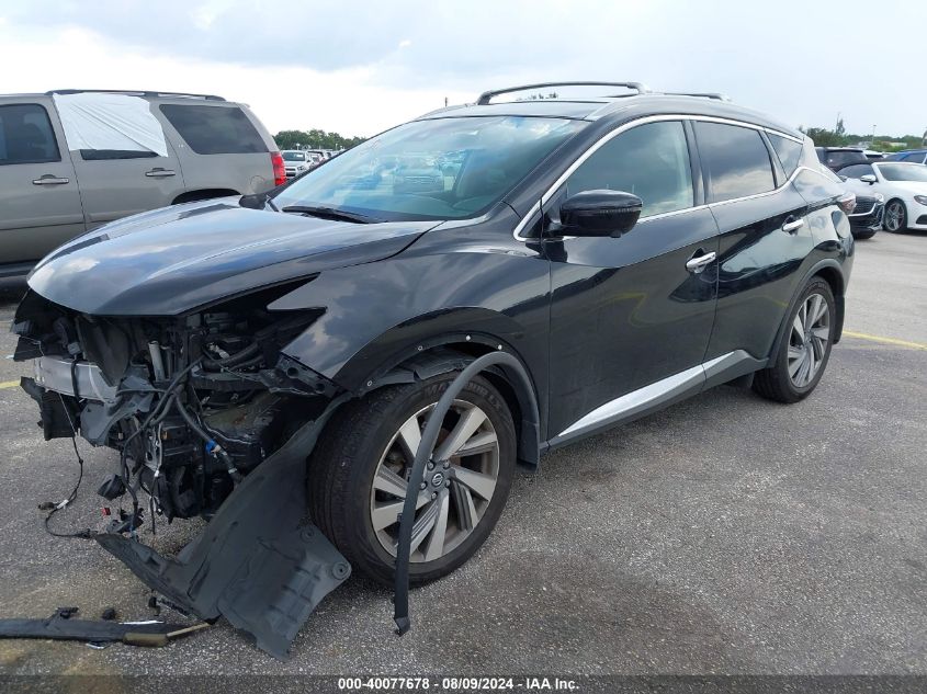 2020 Nissan Murano Sl Intelligent Awd VIN: 5N1AZ2CS0LN125506 Lot: 40077678