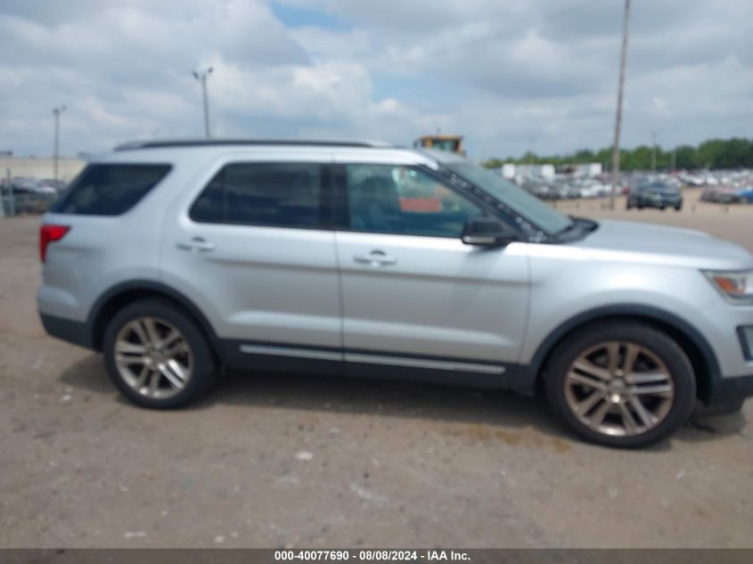 2017 Ford Explorer Xlt VIN: 1FM5K7D85HGD62395 Lot: 40077690