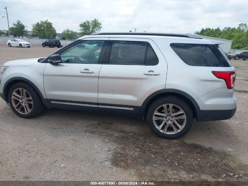 2017 Ford Explorer Xlt VIN: 1FM5K7D85HGD62395 Lot: 40077690