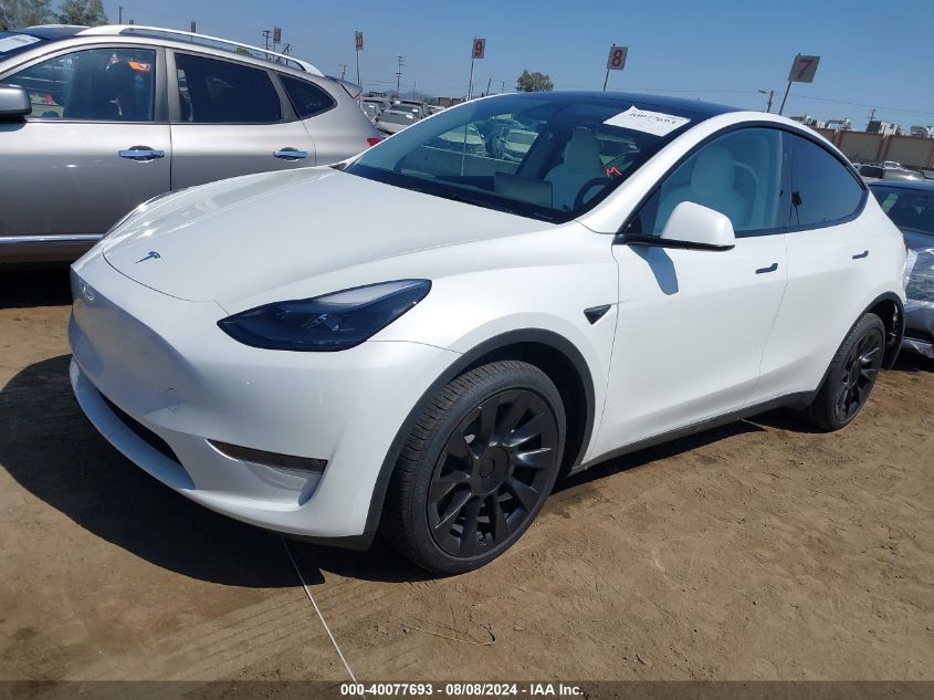 2023 TESLA MODEL Y AWD/LONG RANGE DUAL MOTOR ALL-WHEEL DRIVE - 7SAYGDEE0PF878276