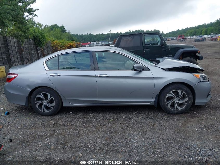 2017 Honda Accord Lx VIN: 1HGCR2F31HA258132 Lot: 40077714