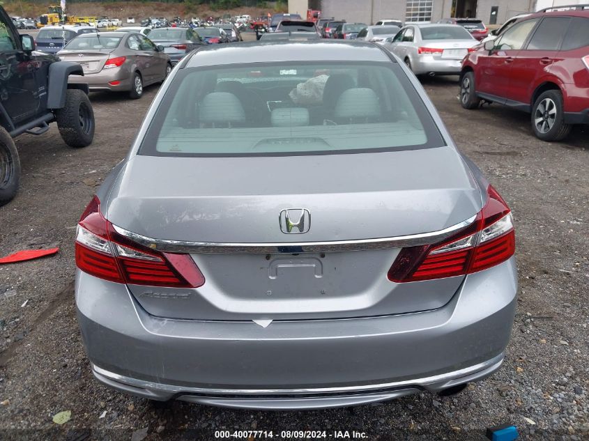 2017 Honda Accord Lx VIN: 1HGCR2F31HA258132 Lot: 40077714