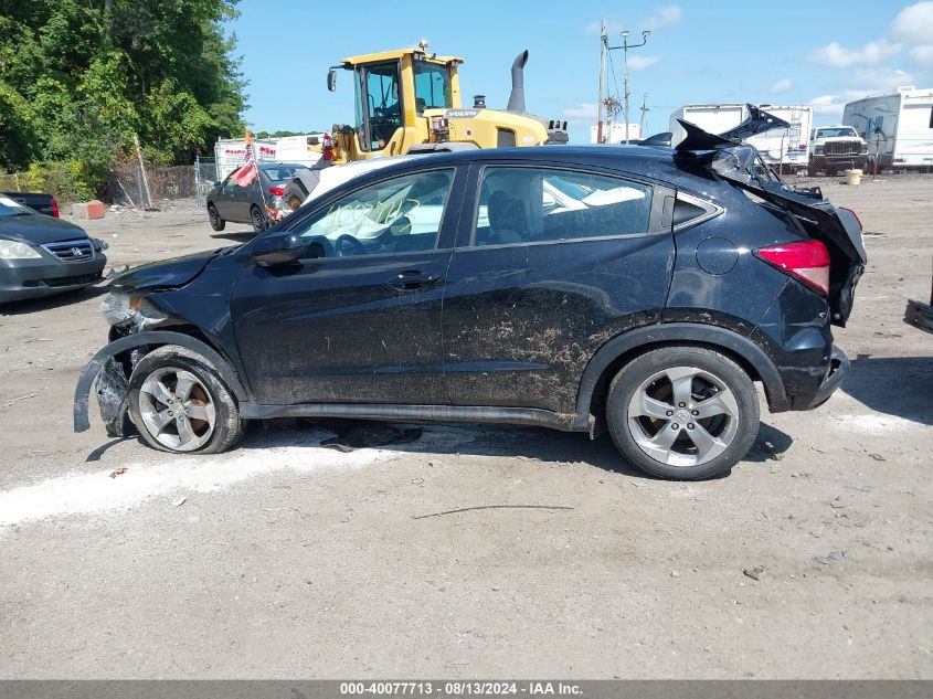 2018 Honda Hr-V Lx VIN: 3CZRU6H36JM708825 Lot: 40077713