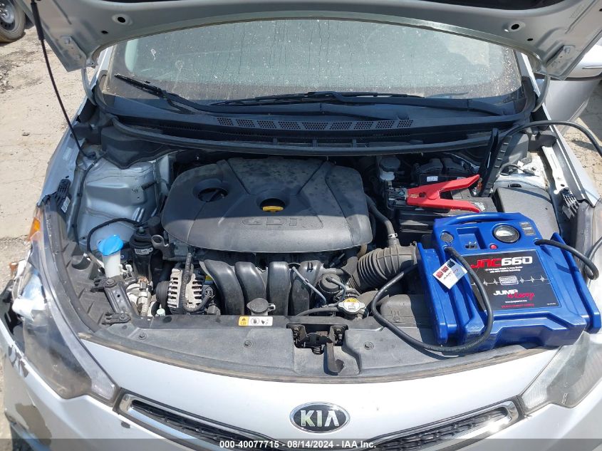 2016 Kia Forte Koup Ex VIN: KNAFX6A87G5657224 Lot: 40077715