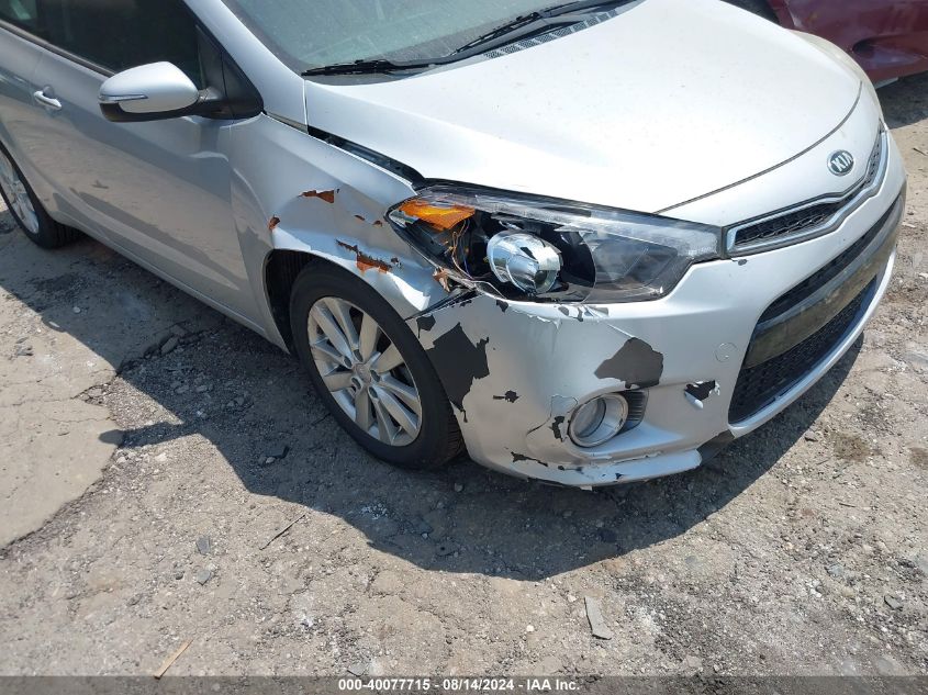 2016 Kia Forte Koup Ex VIN: KNAFX6A87G5657224 Lot: 40077715