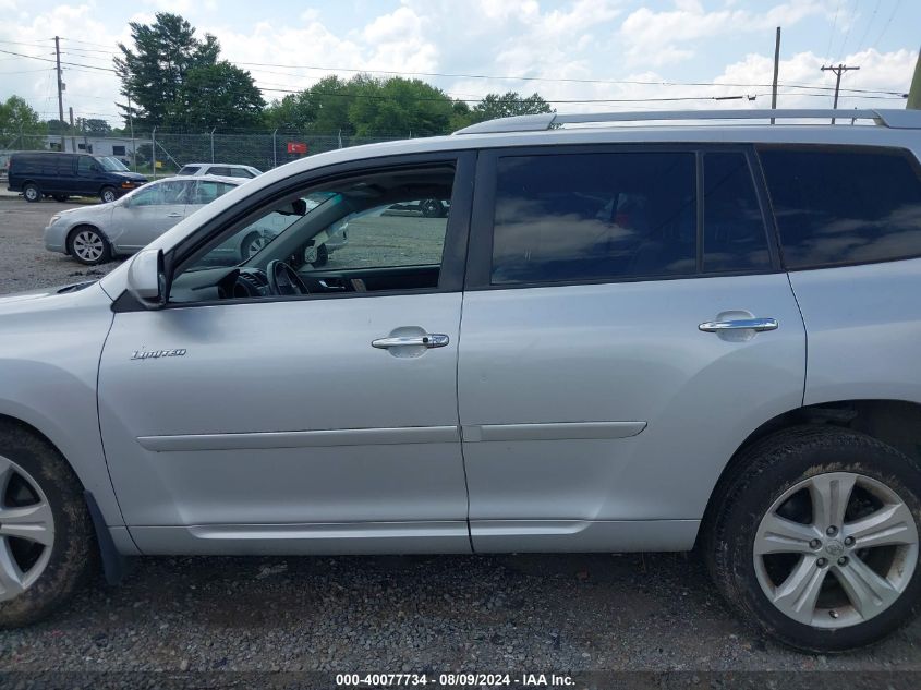 2010 Toyota Highlander Limited V6 VIN: JTEDK3EH1A2162071 Lot: 40077734