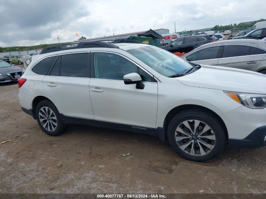 2016 Subaru Outback 2.5I Limited VIN: 4S4BSBLCXG3203714 Lot: 40077767