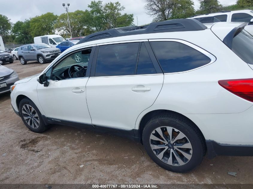 2016 Subaru Outback 2.5I Limited VIN: 4S4BSBLCXG3203714 Lot: 40077767