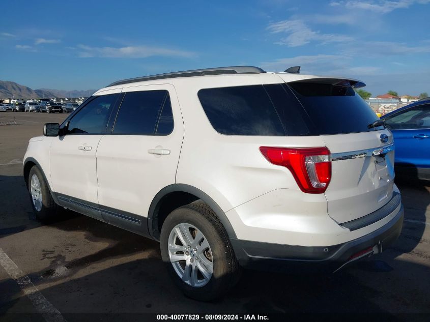 2019 Ford Explorer Xlt VIN: 1FM5K8D81KG01789 Lot: 40077829