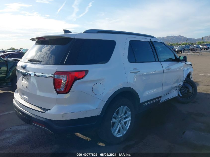 2019 Ford Explorer Xlt VIN: 1FM5K8D81KG01789 Lot: 40077829