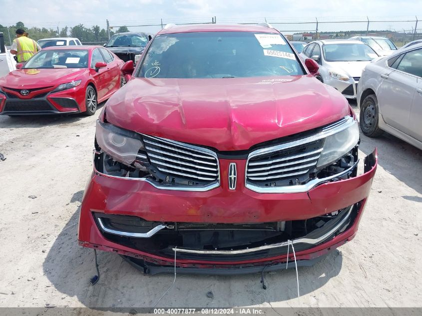 2016 Lincoln Mkx Select VIN: 2LMTJ6KR2GBL70528 Lot: 40077877