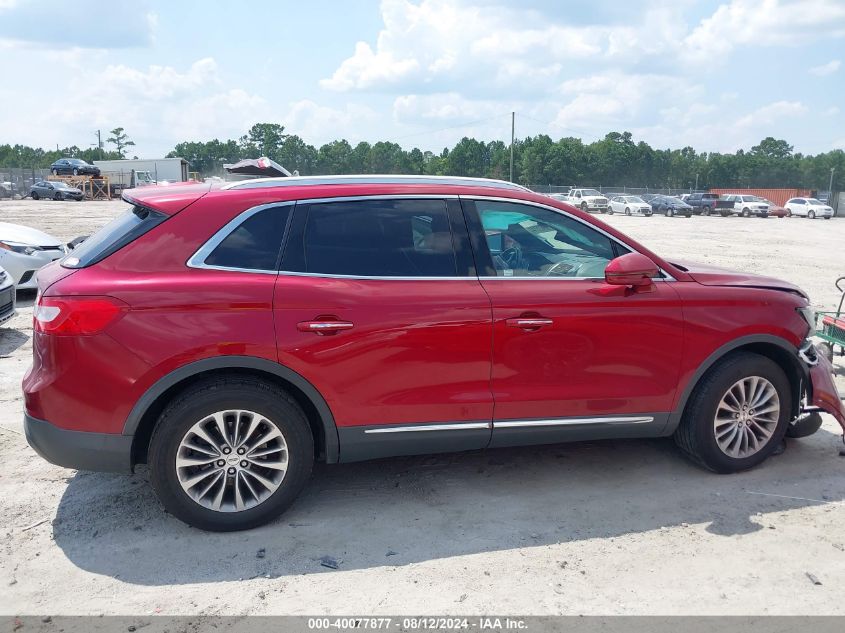 2016 Lincoln Mkx Select VIN: 2LMTJ6KR2GBL70528 Lot: 40077877