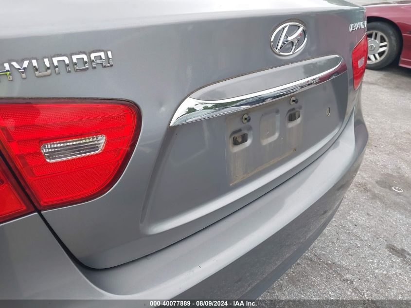 2010 Hyundai Elantra Se VIN: KMHDU4AD7AU135187 Lot: 40077889