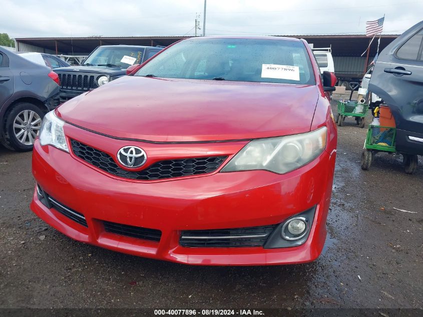 2012 Toyota Camry Se VIN: 4T1BF1FK8CU572934 Lot: 40077896