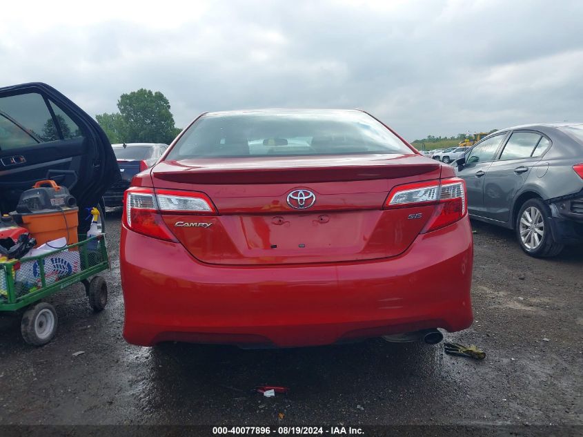 2012 Toyota Camry Se VIN: 4T1BF1FK8CU572934 Lot: 40077896