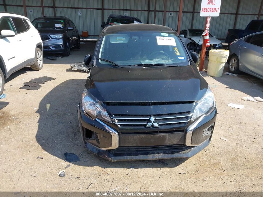 2022 Mitsubishi Mirage Es/Le VIN: ML32AUHJ6NH008853 Lot: 40077897