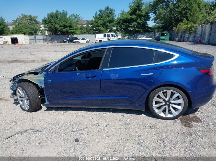 2019 Tesla Model 3 Long Range/Mid Range/Standard Range/Standard Range Plus VIN: 5YJ3E1EA6KF402308 Lot: 40077902