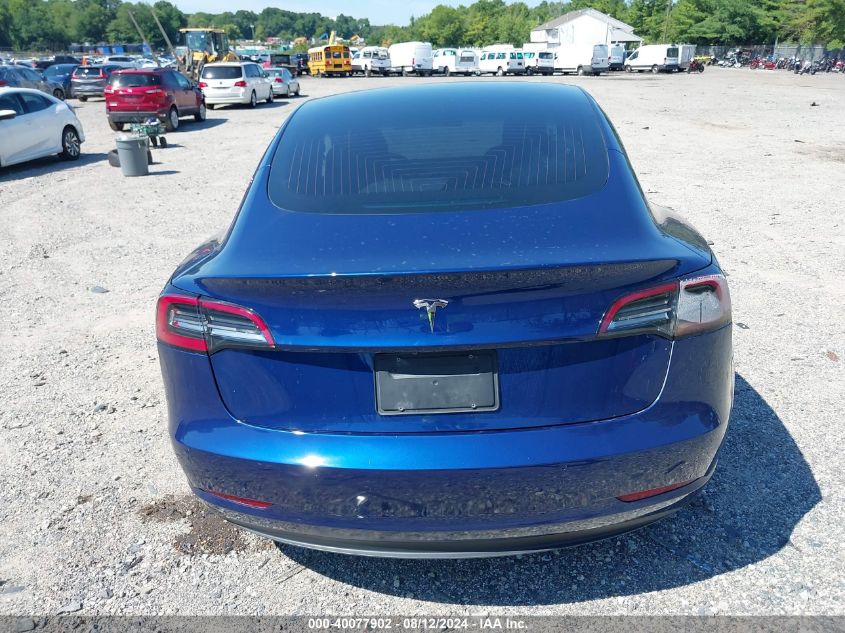 2019 Tesla Model 3 Long Range/Mid Range/Standard Range/Standard Range Plus VIN: 5YJ3E1EA6KF402308 Lot: 40077902