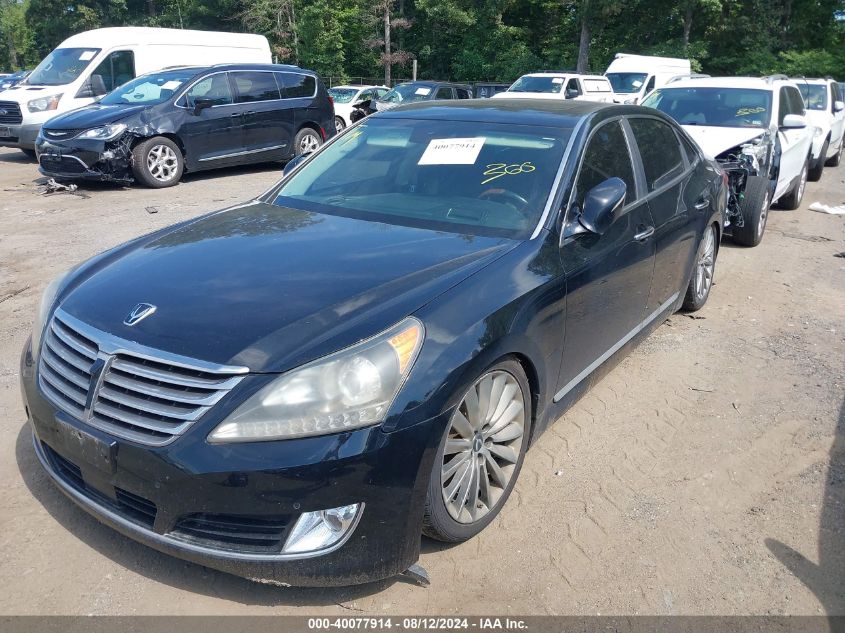 2014 Hyundai Equus Ultimate VIN: KMHGH4JH4EU073760 Lot: 40077914