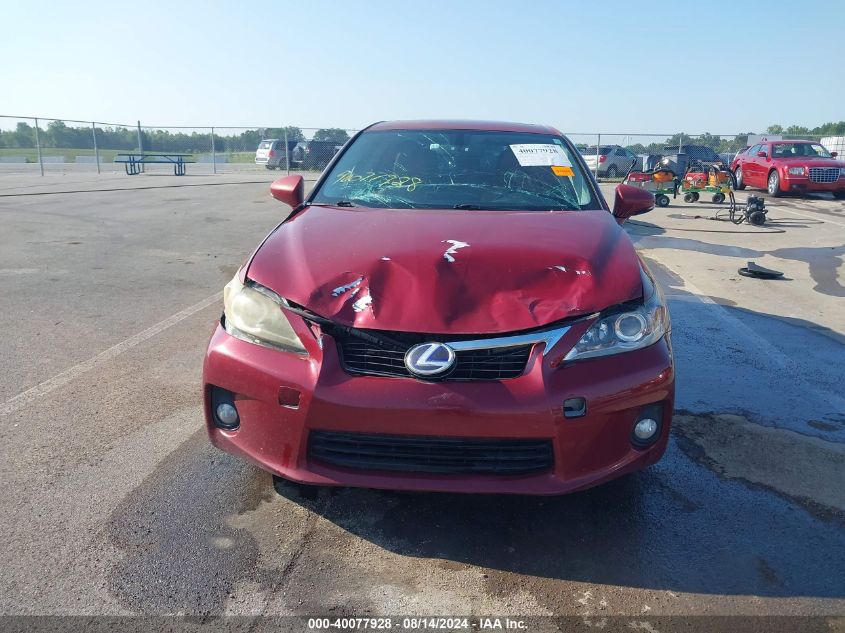 2012 Lexus Ct 200H Premium VIN: JTHKD5BH3C2053246 Lot: 40077928